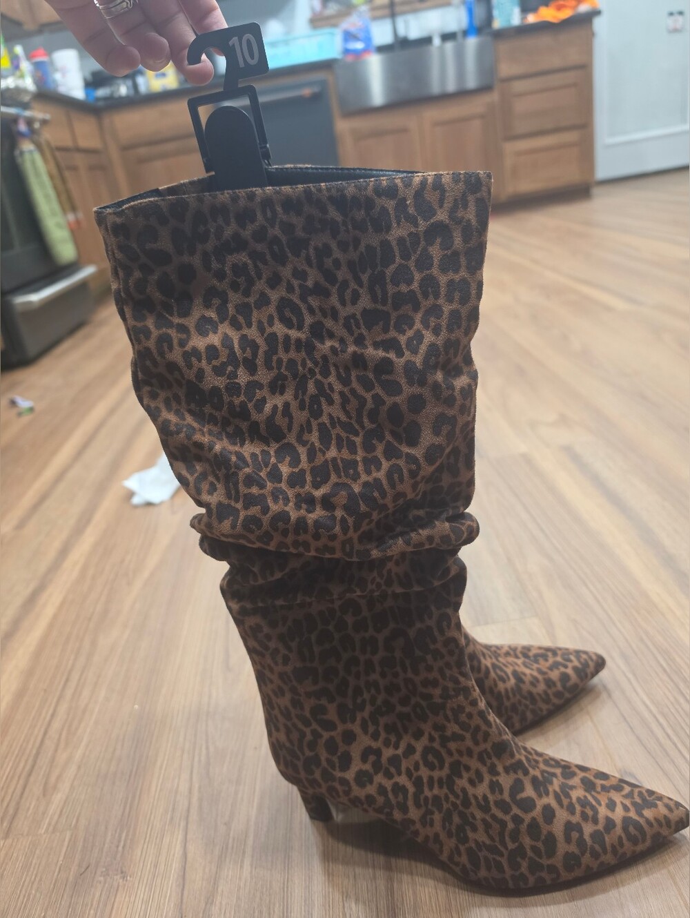 Women's Faux Suede Slouch Boots